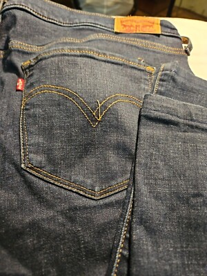 Levi's 415 Classic Boot cut Jeans Womens 18W Plus Size Mid Rise Stretch  Denim