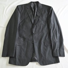 NEW Jos A Bank Reserve 41R 42R Gray Striped Tailored Wool Sport Coat Suit Jacket