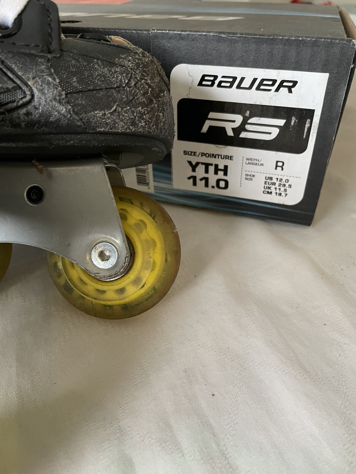 Bauer RS Inline Roller Blades Skates Youth Size 11 eBay