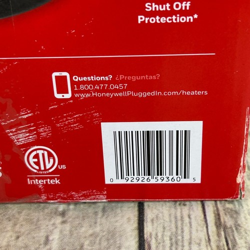 Honeywell 360° Surround Portable Electric Heater With Adjustable Thermostat & Sa - Picture 10 of 12