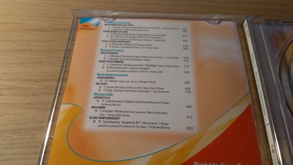 Wellness durch die Jahreszeiten - Melodien zum Entspannen / CD - Bild 3 von 4