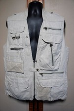 NEW Vintage Eddie Bauer 15 Pocket Vented Safari Photojournalist Canvas Vtg Vest