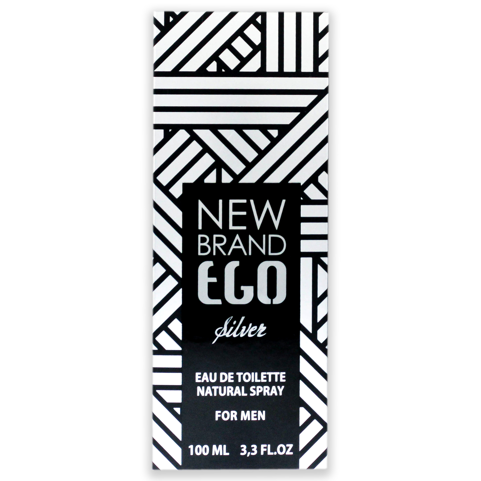 Ego Silver by New Brand for Men - 3.3 oz EDT Spray