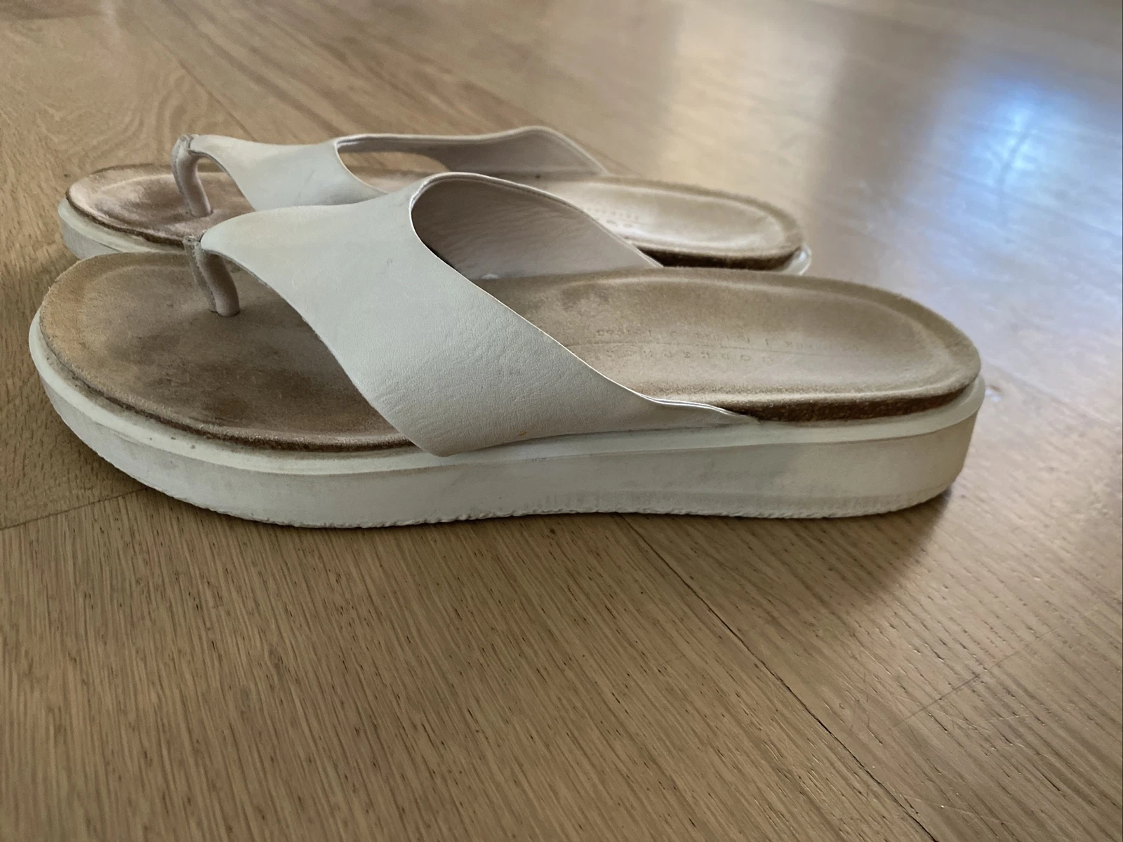 ECCO Perizoma Infradito Donna Sfera di Sughero 38 Bianco