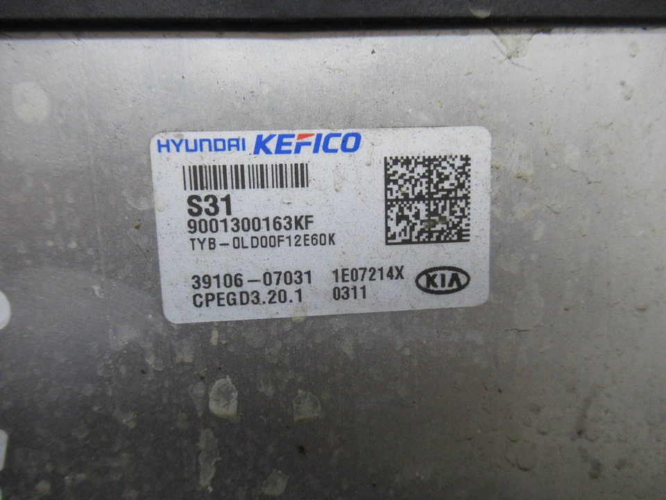 2021 KIA RIO 2 1.0 PETROL MANUAL YB MK4 5DRS HATCH ENGINE ECU (G3LE) REF20571 - Image 2 of 4