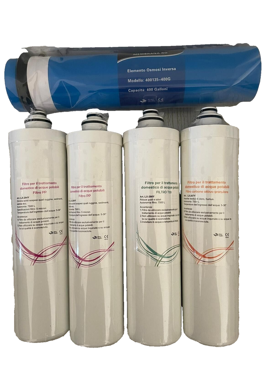 DEPURATORE OSMOSI INVERSA 1500 LITRI AL GIORNO 400 Galloni Flusso Diretto - Foto 9