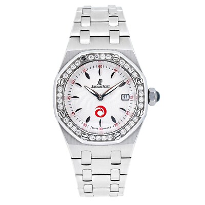 Audemars Piguet Royal Oak 33mm White Dial Steel Bracelet - 67611ST