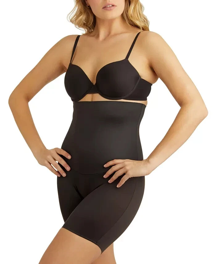 MIRACLESUIT Women's Comfy Curves Hi-Waist Thigh Slimmer Shapewear 2519