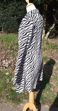 BNWT Pretty Little Thing Crossover Dress Zebra Print Size 8 Charity Sale