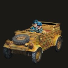 WW2 UNPAINTED German Fallschirmj ger Kubelwagen 28mm ideal Bolt Action etc