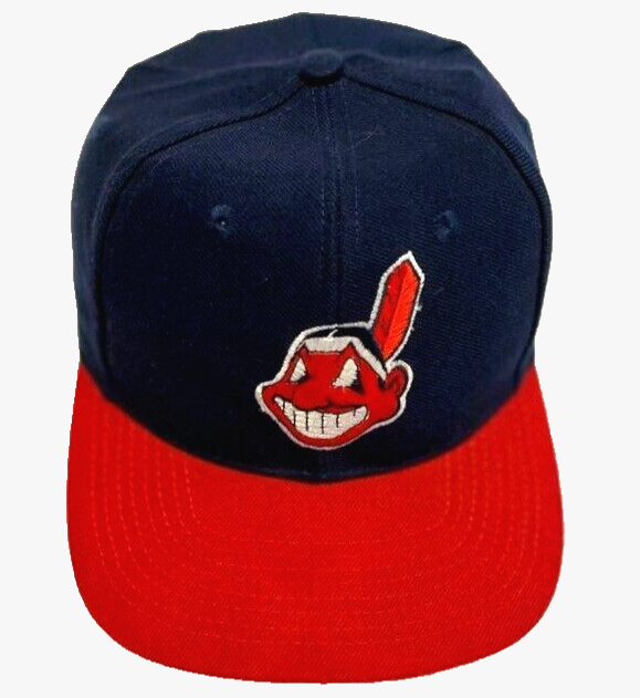 Cleveland Indians Hat Old Logo 90s Brew Pearsons Fitted Cap