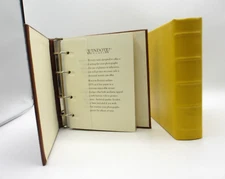 Graphic Image Small Leather Photo Album Window Frames Pre-Matted Saffiano Yellow