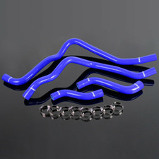 Fit For Alfa Romeo 4C Blue 4Pcs Silicone Radiator Hose Kit & Free Clamps