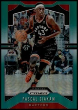 2019-20 Panini Prizm #156 Pascal Siakam Prizms Green