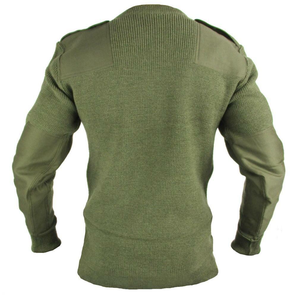 New Authentic old style German army olive wool jumper New Authentic old style German army olive wool jumper