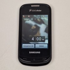 Samsung Character SCH-R640 Black Slide QWERTY Touch Phone US Cellular 