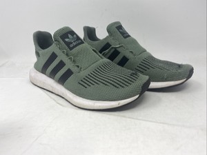 adidas swift run green and black
