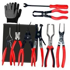 8-Piece Fuel Line Disconnect Tool Set, Fuel Line/Hose Clamp/Removal Pliers, 