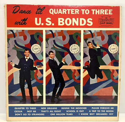 GARY US BONDS - Quarter To Three (1961 Mono) - 12'' Vinyl Record LP - VG