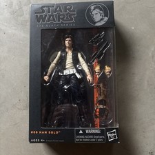 Star Wars Black Series 6 Inch Han Solo  08 Orange Line Hasbro 2013 New Sealed