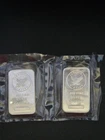 Sunshine Minting 5oz Silver  Bars in Plastic. 2 bars. 10 ounces total.