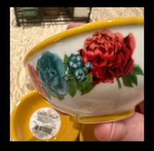 Pioneer Woman Spring Bouquet Floral Medley Dipping 4 Bowls Set NWT!