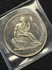 Seated Liberty Design Style 1oz .999 Fine Silver Round