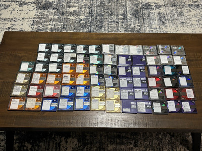 Lot of 70 Used MD 74 MD 80 Mini Discs Some with Cases Sony Memorex and Others