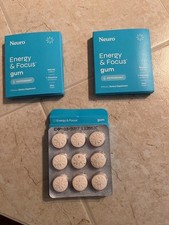 Neuro Energy Focus Gum - 2 packs of 9 pcs