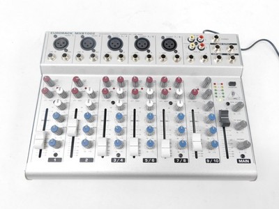 Behringer Eurorack MXB1002 10-Channel Sound Mixer Console W/ Power