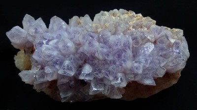 AMETHYST CRYSTALS FORMATION ON MATRIX MINERALS SPECIMENS