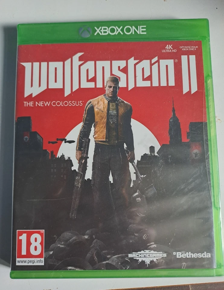 Jeu Xbox one Wolfenstein II 2 NEUF SOUS BLISTER  jeux video Microsoft, photo 1 sur 2