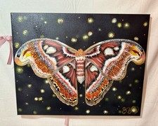 Atlas Moth Painting