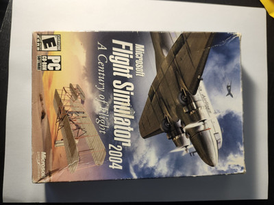 Microsoft Flight Simulator 2004:A Century of Flight (PC CD-ROM ) w/Manual 4-CD's
