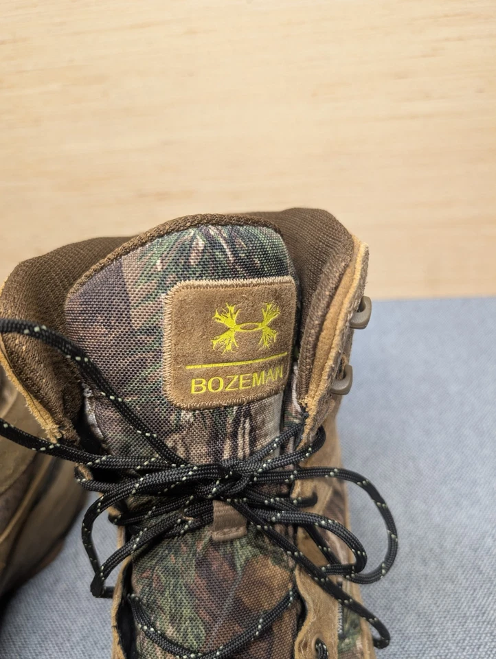 Under Armour Bozeman Men’s Hunting Boots Camo Waterproof 11.5 US Leather - Image 3 of 4