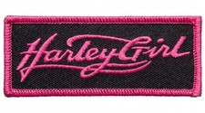 Harley Biker Girl Lady Rider Embroidered Patc...