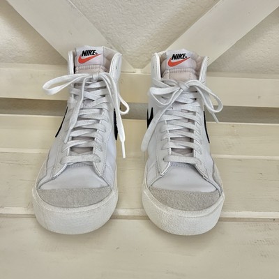 Nike Blazer Mid  77 White & Black Women s High Top Size 8.5