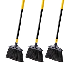 Yocada Commercial Broom Outdoor Indoor Commercial 3 PCS for Courtyard Garage ...
