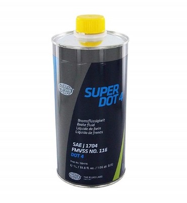Pentosin 1204116 Corrosion Resistant Super Dot 4 Brake Fluid, 1 Liter, Pack o...