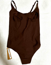 SKIMS Scoop Low Back Thong Bodysuit Cocoa M Firm BD-THG-11443W