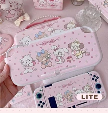 For Joycon Controller Pink Mikko Nintendo Switch OLED Case Cover Accessories