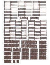 NOCH 33095 - Scala N 1:160, staccionata di campagna. 170 cm lunga.