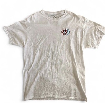 Red Eight Two Face Tee White Size Large