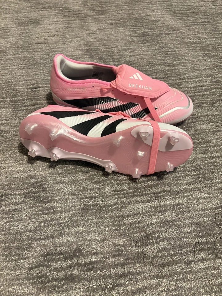 Predator Pro Fold-Over Tongue Firm Ground Football Boots David Beckham Size 11 M - Image 2 of 4