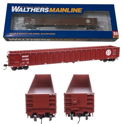 #ad Walthers 6461 HO 68#x27; Railgon Gondola Burlington Northern Santa Fe BNSF 517889 $31.33
