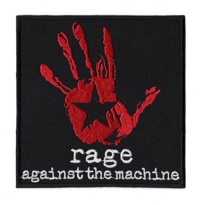 Rage Against The Machine Patch RATM Red Hand American Rap Metal Rock Band Logo