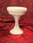 Vintage Westmoreland Milk Glass Pedestal peach doric Votive Candle Holder