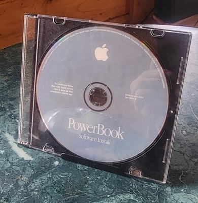 Vintage Powerbook Software Restore CD   Mac OS 9.0.4 VG+