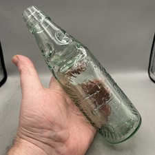 SUPERB GENUINE VICTORIAN DOBSONS PATENT CODD BOTTLE TOM BUTTERWORTH MIDDLETON