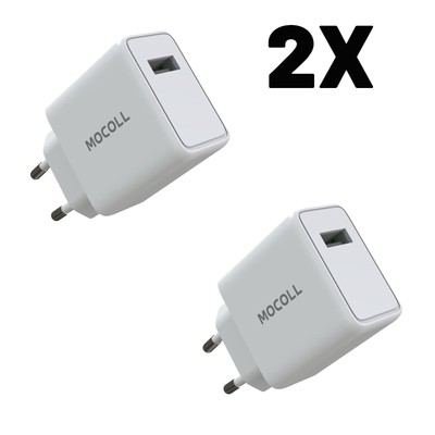 MOCOLL QC121A-EUG USB-A Schnellladegerät 12W USB-C Kabel 1m Smartphone